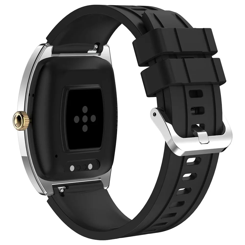 Buy Xcell Selen 2 Smartwatch Gold with Grey Silicone Strap | Yallatoys.com