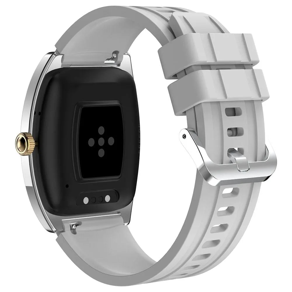Buy Xcell Selen 2 Smartwatch Gold with Black Silicone Strap | Yallatoys.com