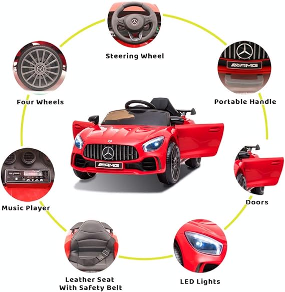 Buy Xiamen Mercedes Benz AMG GTR Motorized Vehicles 12V | Yallatoys.com
