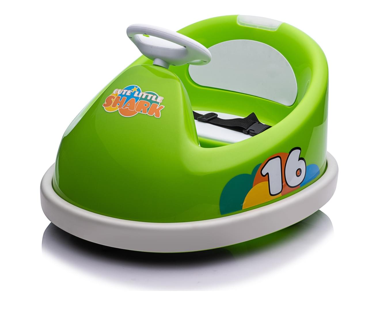 Buy Little Shark 6V Battery Operated Bumper Car Green | Yallatoys.com
