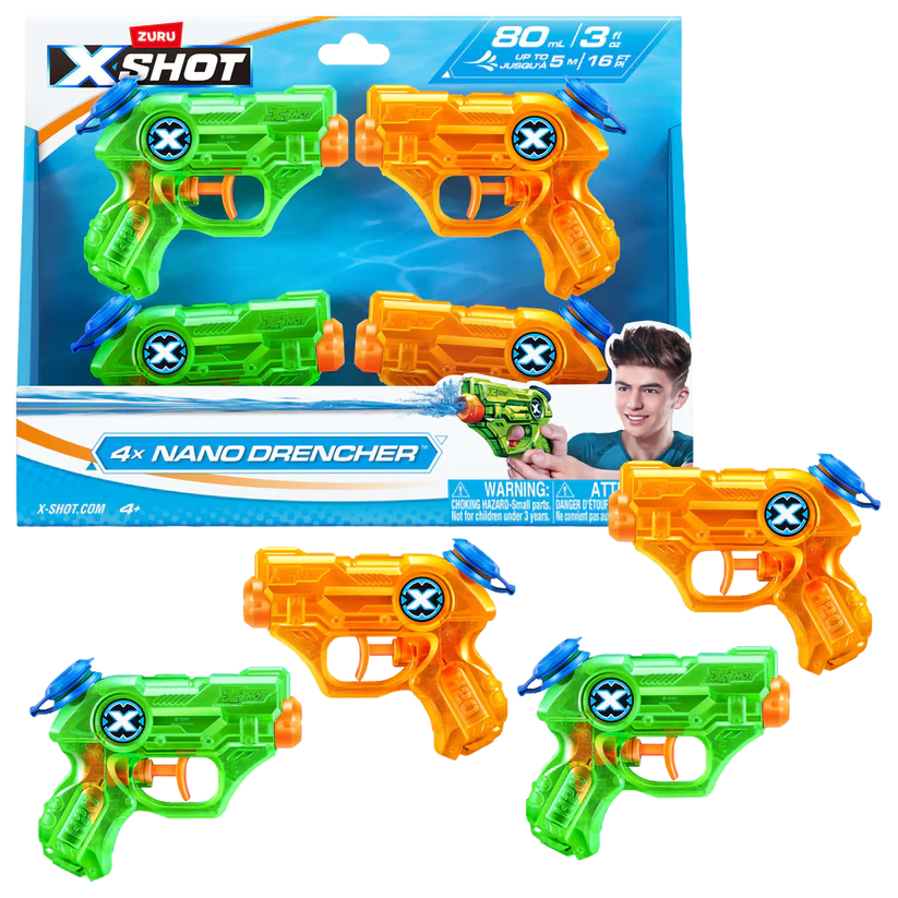 Buy X Shot Water Nano Drencher 4pack | Yallatoys.com