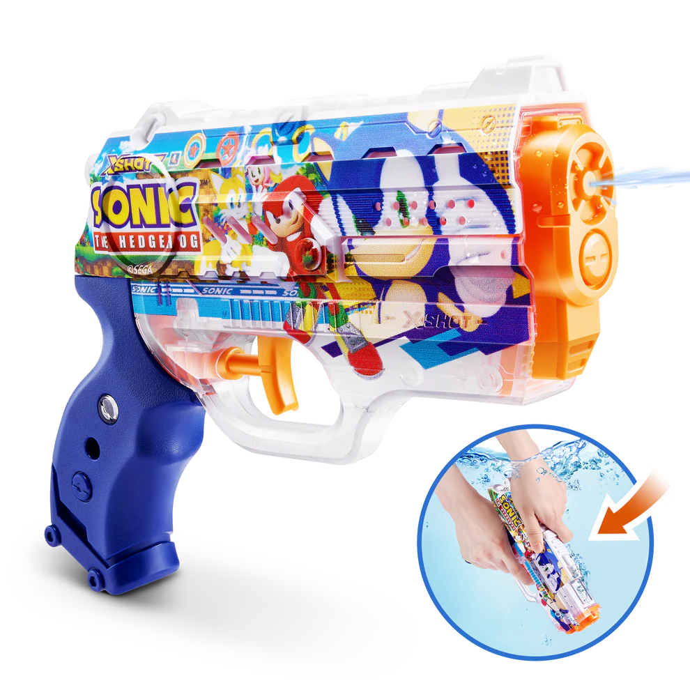 Buy X Shot Water Nano Fast Fill Skins Sonic | Yallatoys.com