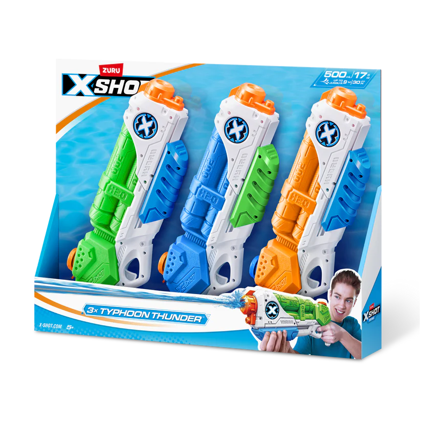 Buy X Shot Water Medium Typhoon Thunder 3pack | Yallatoys.com
