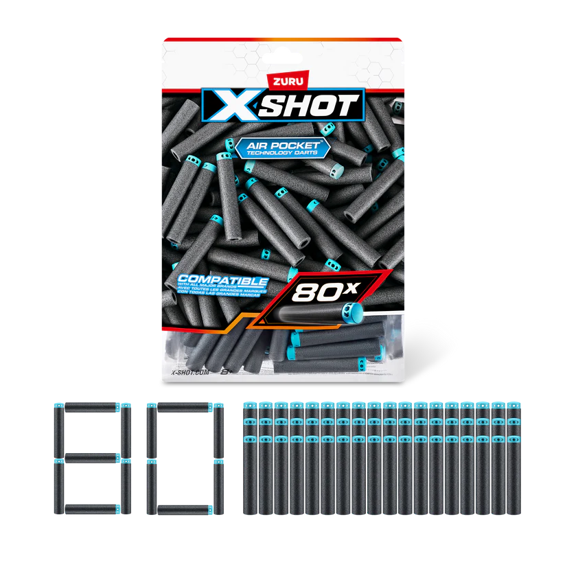 Buy X Shot Excel Refill Darts 80pcs | Yallatoys.com