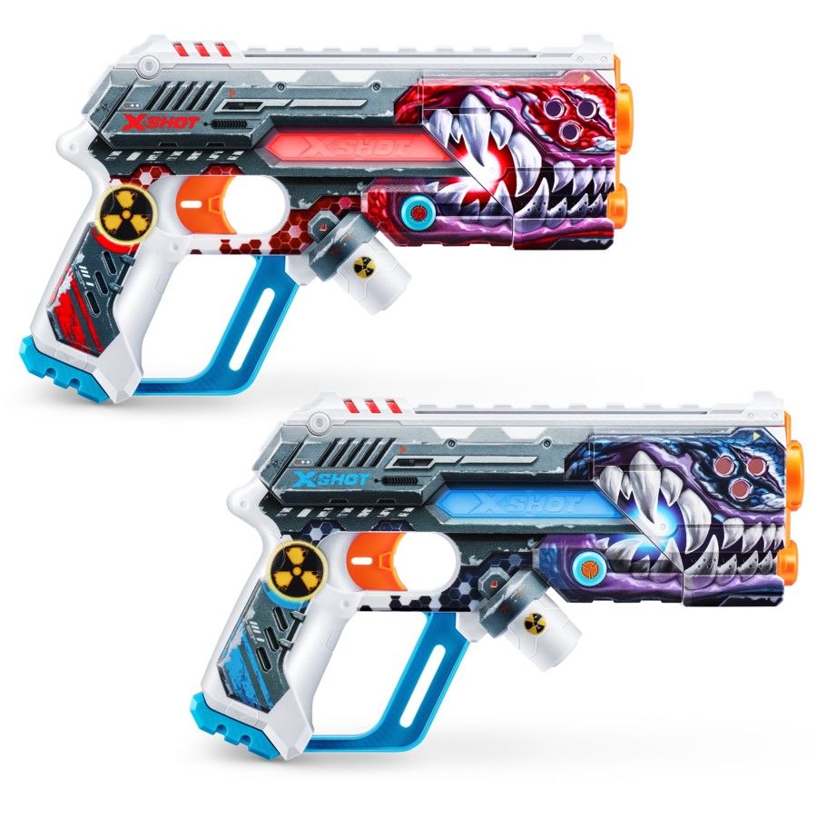Buy X Shot Skins Laser 360 2 Laser Blasters and 2 Infrared Headset Shooter | Yallatoys.com