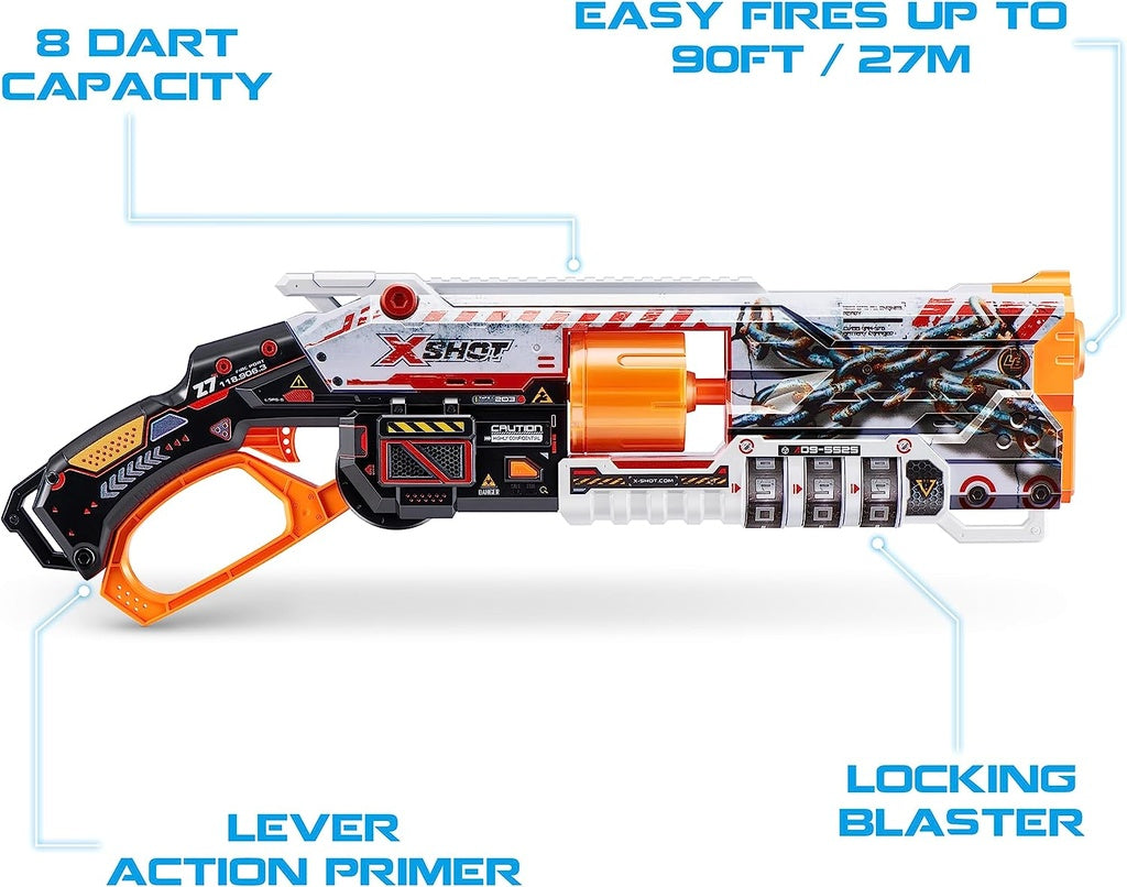 Buy X Shot Skins Lock Blaster with 16 Darts | Yallatoys.com