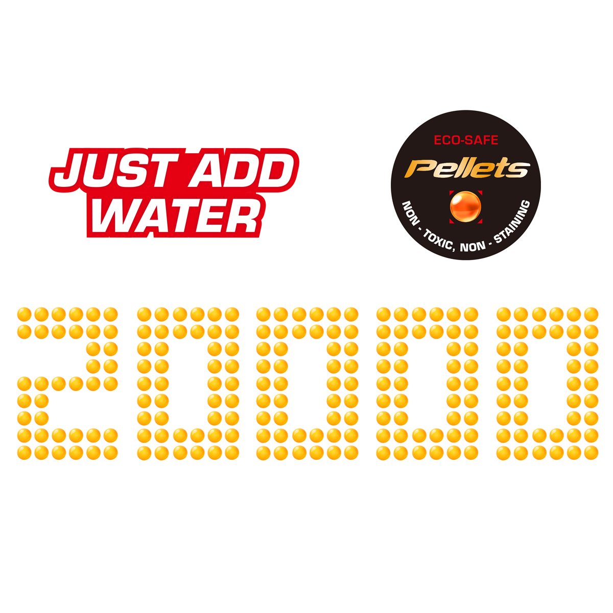 Buy X-Shot Hyper Gel Refill 20,000 Gellets | Yallatoys.com