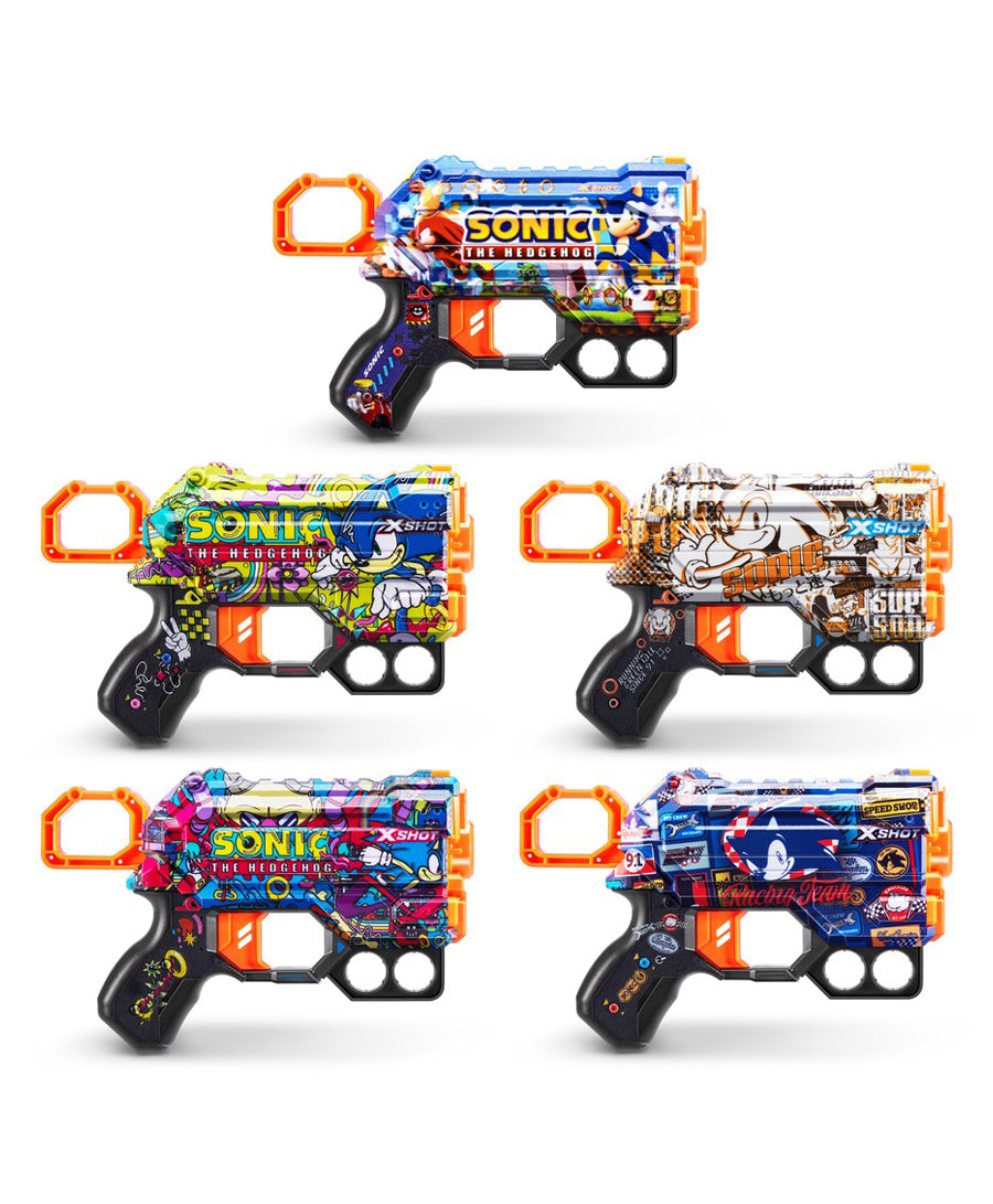 Buy X-Shot Skins Menace Sonic with 8 Darts (Sold Separately Subjected to Availability) | Yallatoys.com