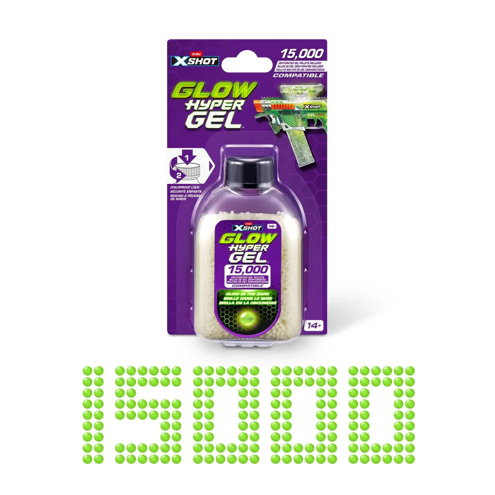 Buy X Shot Hyper Gel Glow In The Dark Gellet Refill (15 000pcs) | Yallatoys.com