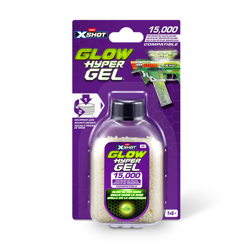 Buy X Shot Hyper Gel Glow In The Dark Gellet Refill (15 000pcs) | Yallatoys.com
