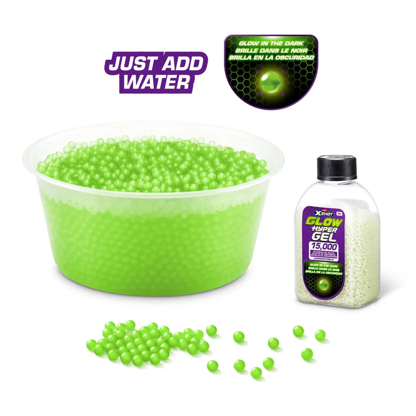 Buy X Shot Hyper Gel Glow In The Dark Gellet Refill (15 000pcs) | Yallatoys.com