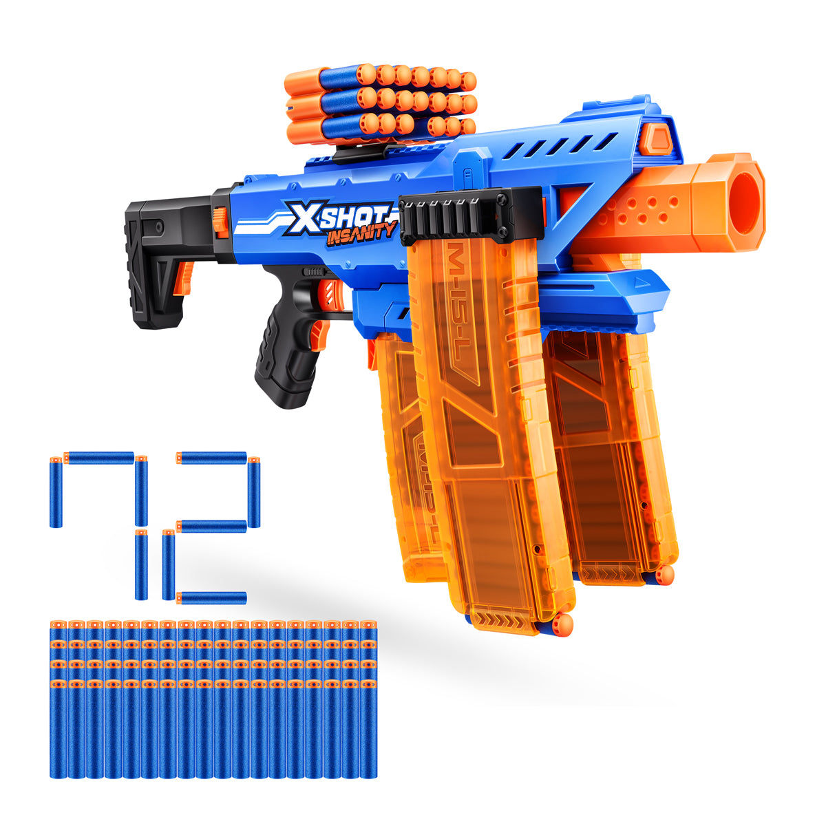 Buy X Shot Insanity Motorised Clip Blaster | Yallatoys.com
