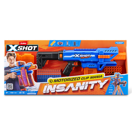 Buy X Shot Insanity Motorised Clip Blaster | Yallatoys.com