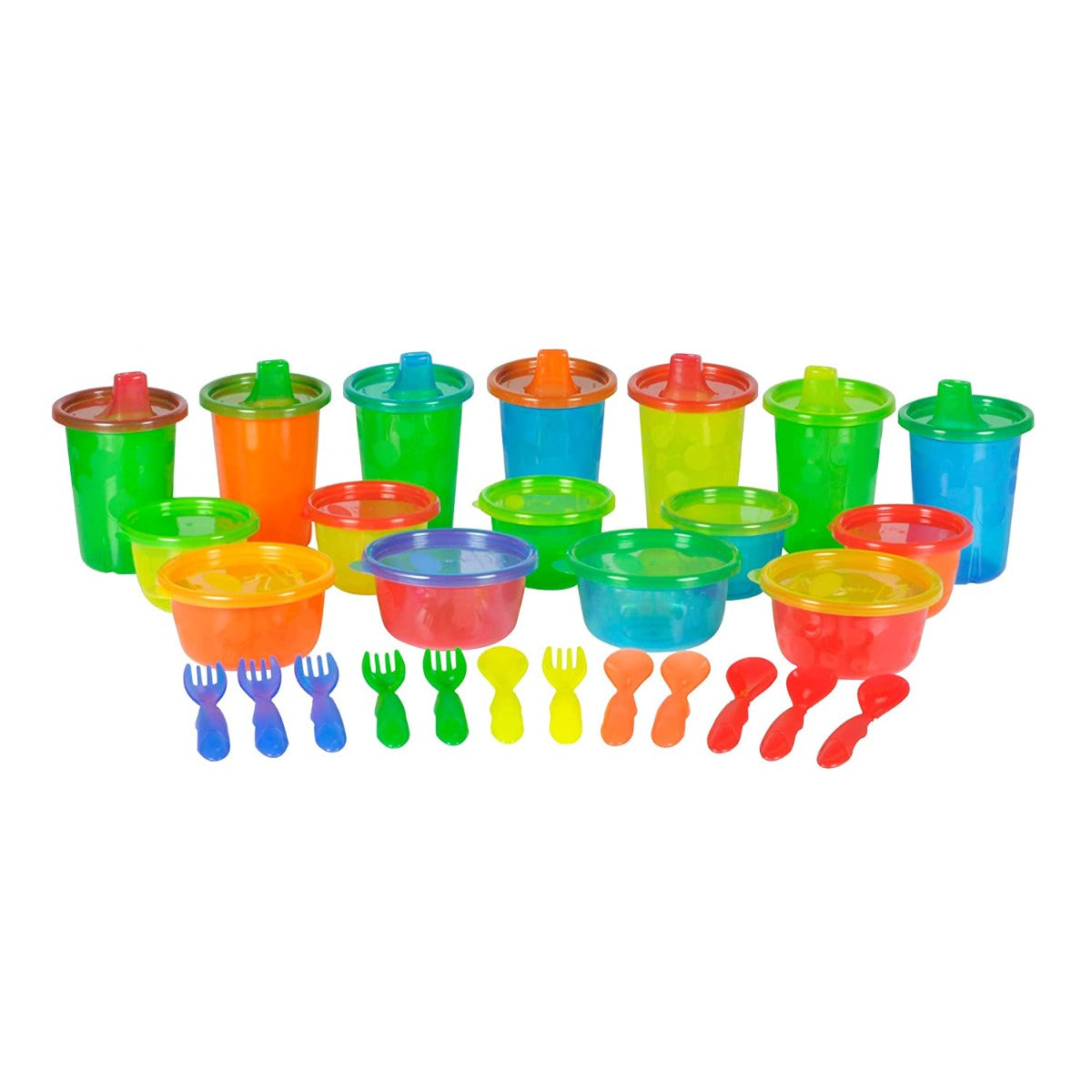 The First Years  Take And Toss Feeding Set Multicolour 28 Pieces The First Years Yallatoys