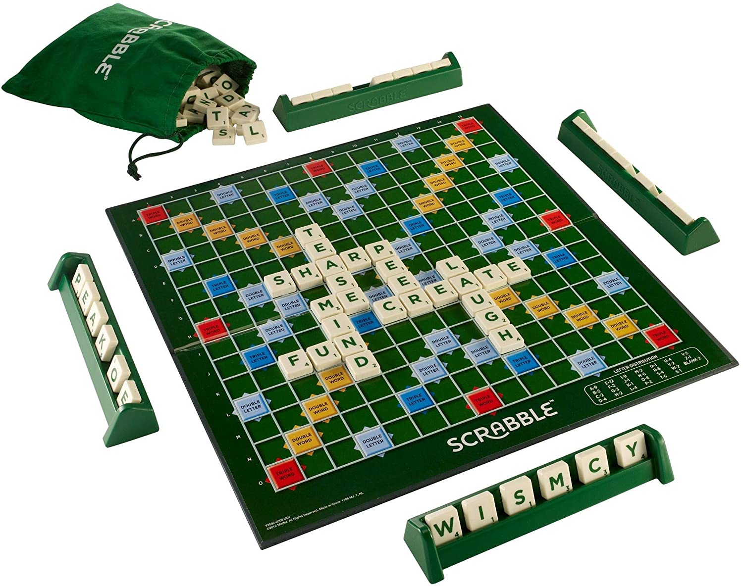 Buy Mattel Games Scrabble Orginal Board game | Yallatoys.com