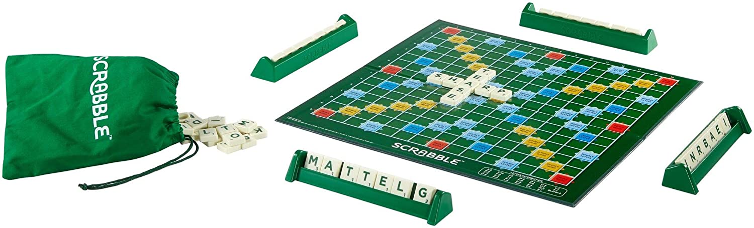 Buy Mattel Games Scrabble Orginal Board game | Yallatoys.com