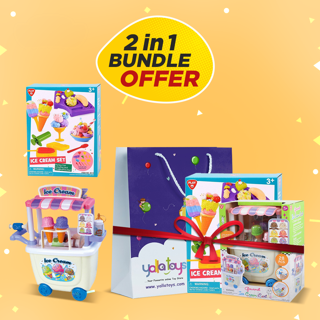Buy Playgo Gourmet Ice Cream Bundle Pack | Yallatoys.com