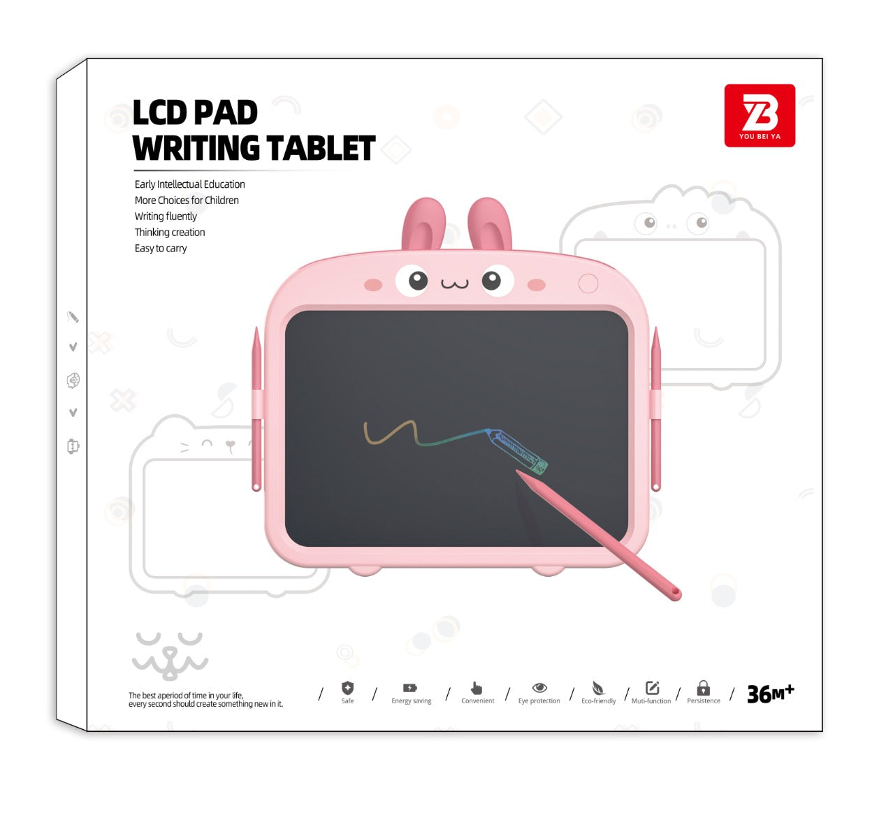 Buy LCD Writing Pad 13.5 inch Rabbit | Yallatoys.com