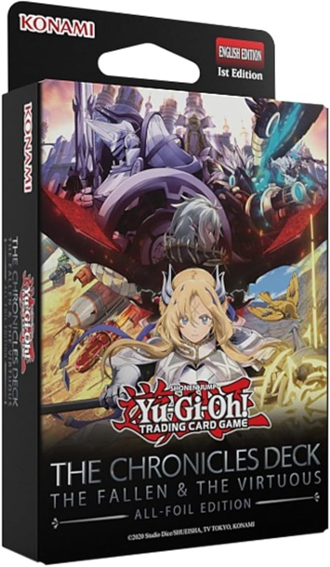 Buy YuGiOh Chronicles Fallen and Virtuous All-Foil Deck | Yallatoys.com