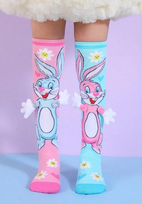 Buy Crazy Socks Cotton Candy Bunny 3D Kids Socks Free Size | Yallatoys.com