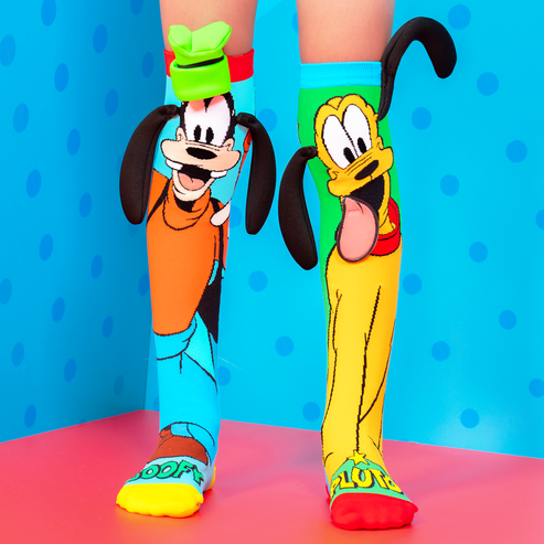 Buy Crazy Socks Pluto & Goofy 3D Kids Socks Free Size | Yallatoys.com