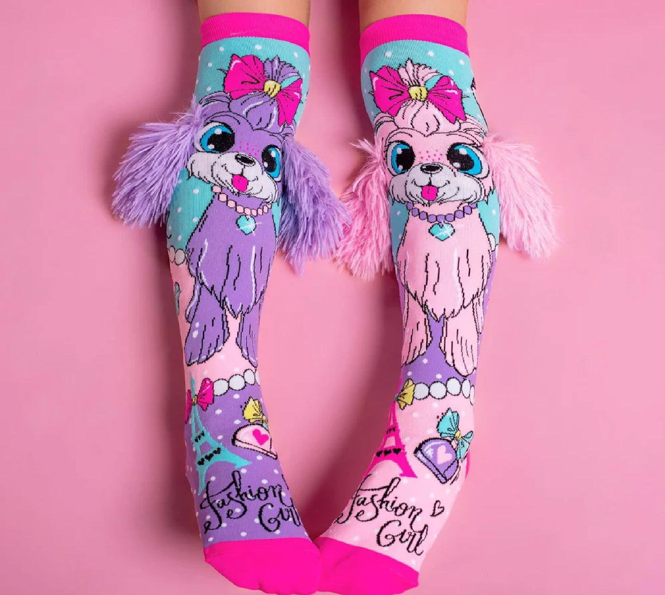 Buy Crazy Socks Fluffy Ears 3D Kids Socks Free Size | Yallatoys.com