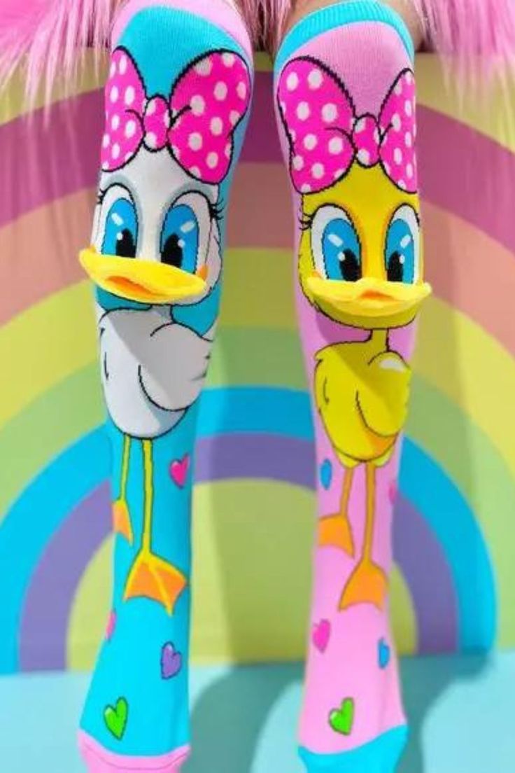 Buy Crazy Socks Fluffy Duck 3D Kids Socks Free Size | Yallatoys.com