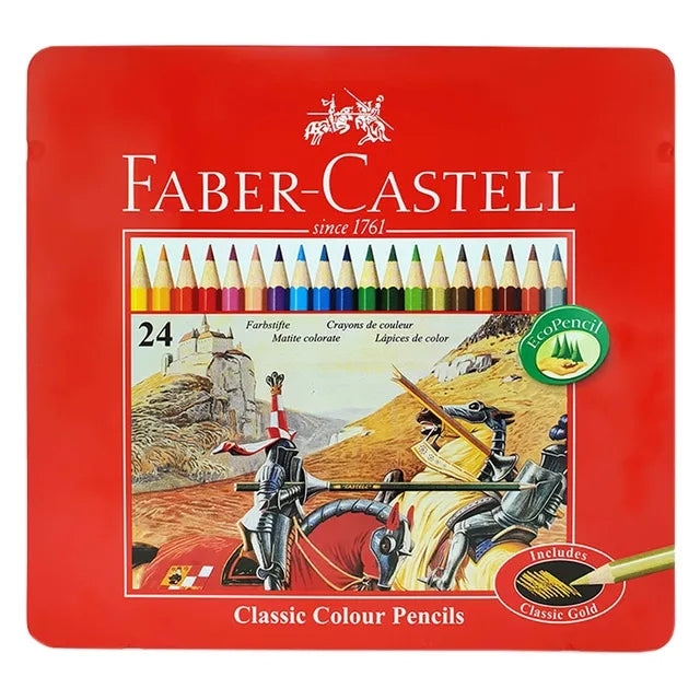 Buy Faber Castell Classic Colour Pencils 24 Colors | Yallatoys.com