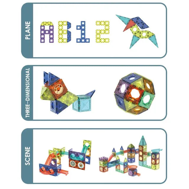 Buy Magnetic Block And Marble Run Set 40Pcs | Yallatoys.com