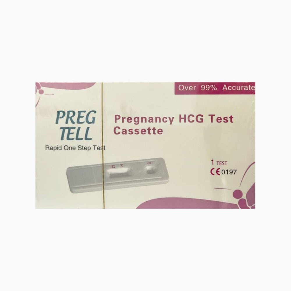 Preg Tell Hcg Pregnancy Test Cassette 1T Device 1 PC Preg Tell Yallatoys