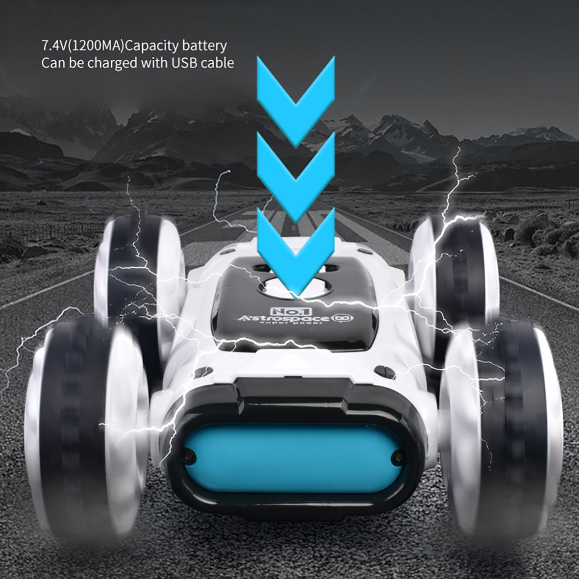 Buy Double Sided RC Stunt Car | Yallatoys.com