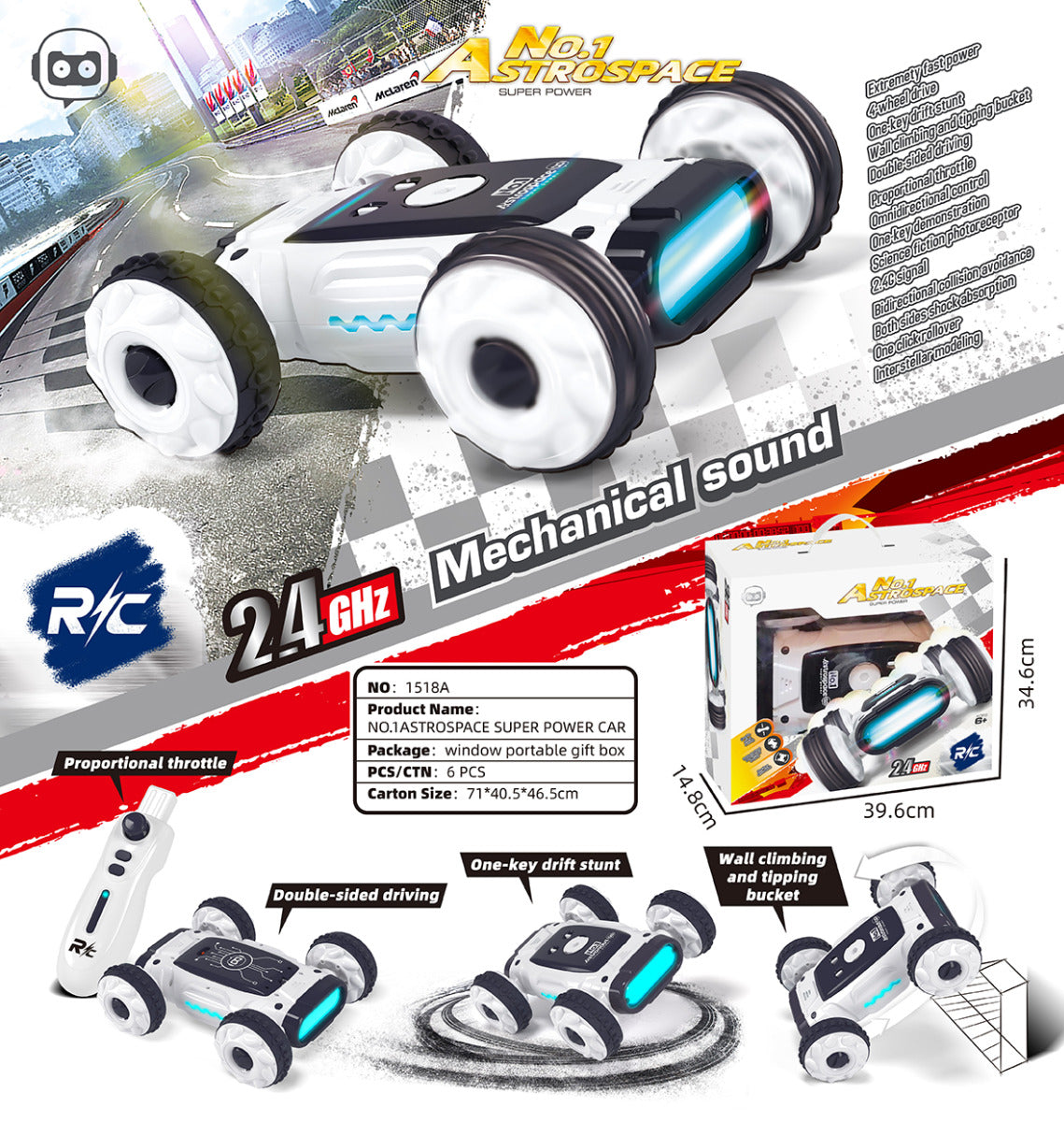 Buy Double Sided RC Stunt Car | Yallatoys.com