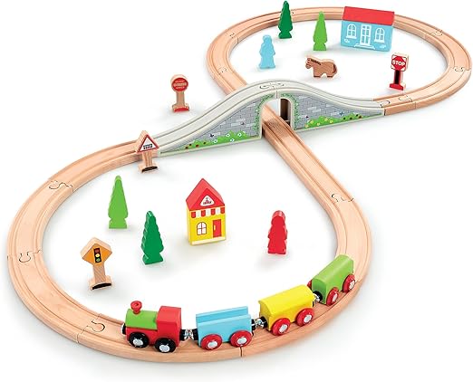 Buy Wooden Little Town Train Set | Yallatoys.com