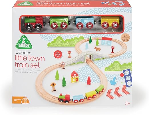 Buy Wooden Little Town Train Set | Yallatoys.com