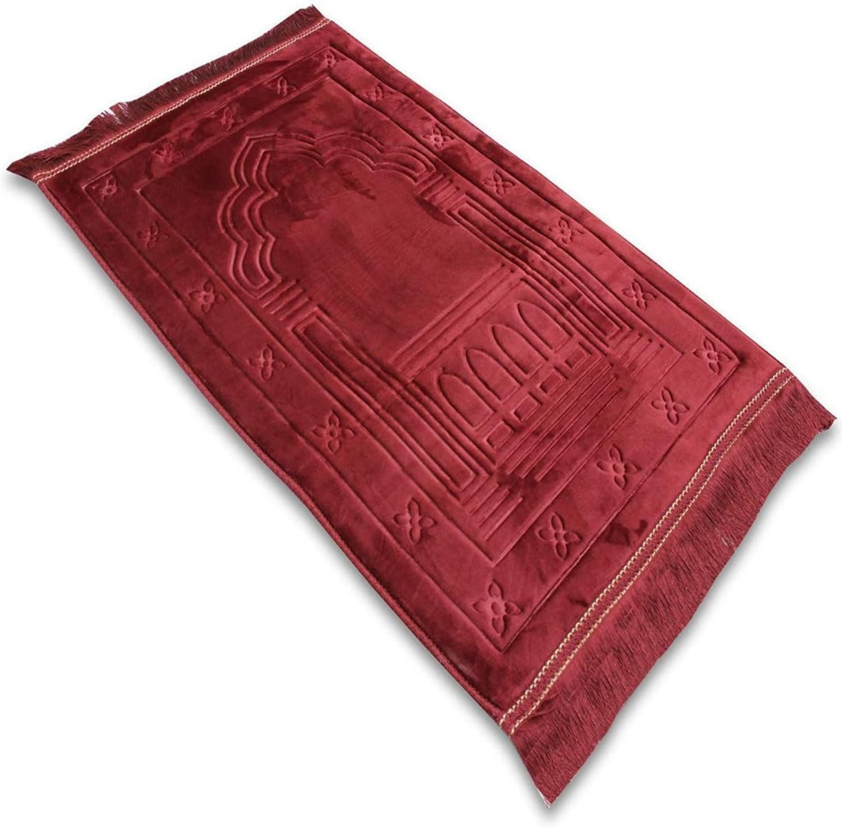 Buy Sundus Innovative Prayer Memory Foam Rug Maroon | Yallatoys.com