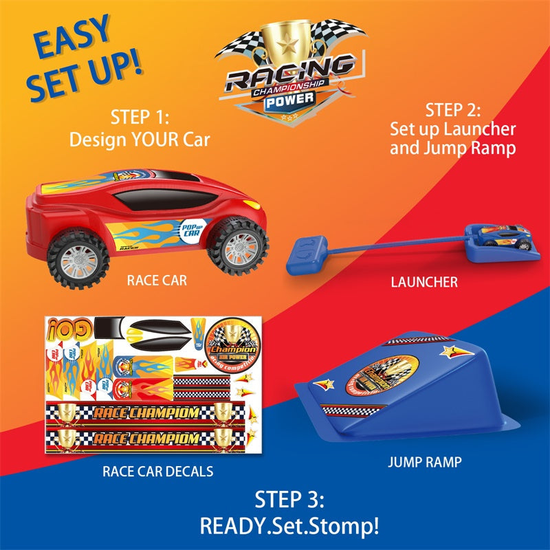 Buy Kids Stomp Racer Air-Powered Race Car Toy (Sold Separately Subjected To Availability) | Yallatoys.com