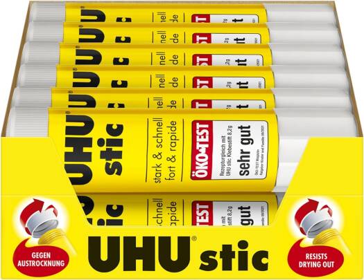Buy UHU Glue Stick 21gm 12 Pcs | Yallatoys.com