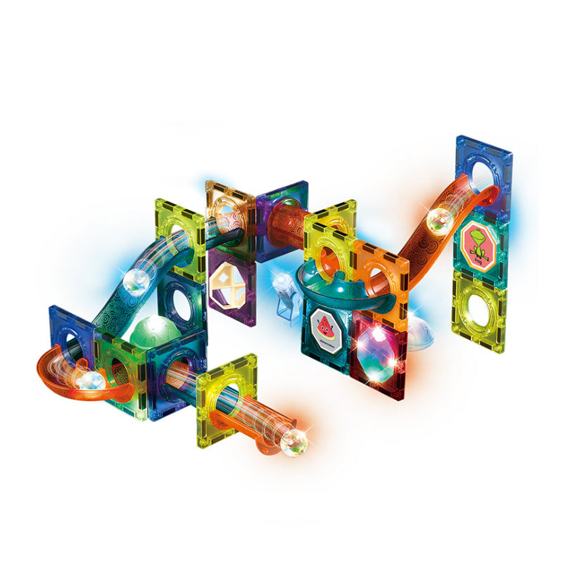 Buy Magnetic Light Ball Track Building Blocks 49pcs | Yallatoys.com