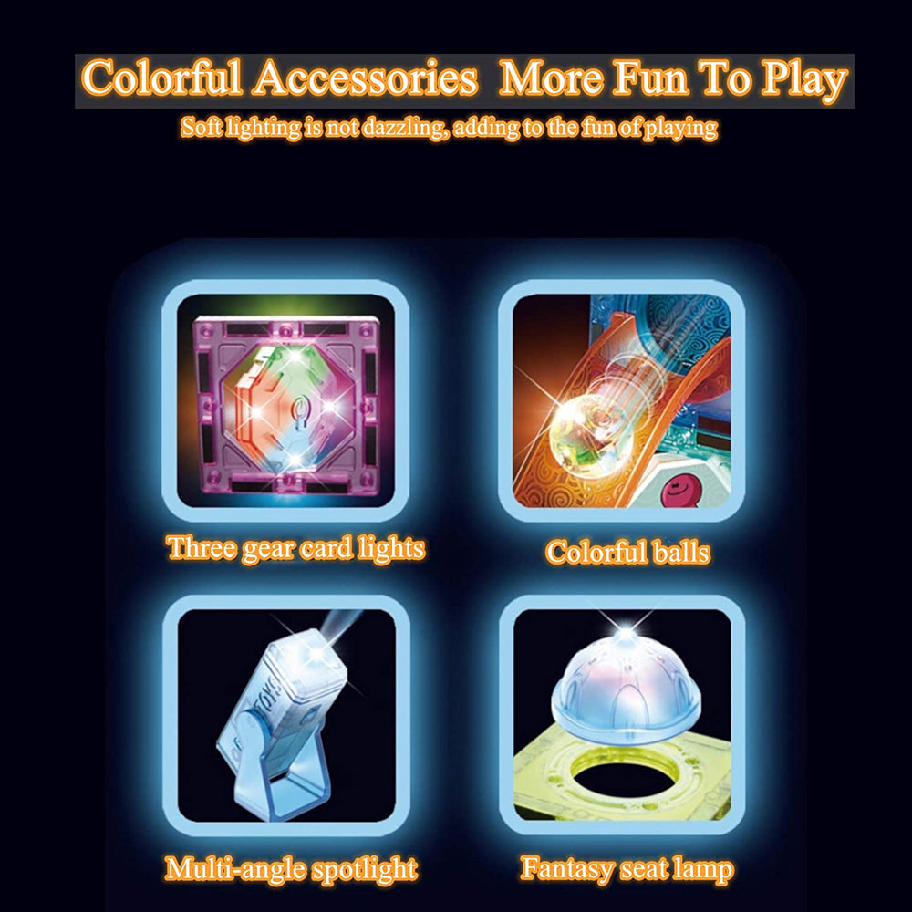 Buy Magnetic Light Ball Track Building Blocks 49pcs | Yallatoys.com