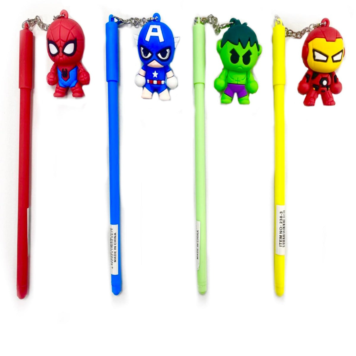 Buy Fancy Gel Ink Pen Avengers Heroes 40 Pcs Assorted (Sold Separately Subjected to Availability) | Yallatoys.com