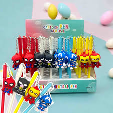 Buy Fancy Gel Ink Pen Avengers Heroes 40 Pcs Assorted (Sold Separately Subjected to Availability) | Yallatoys.com