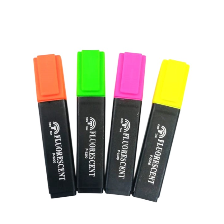 Buy Fluorescent Highlighter 4 Pcs Set | Yallatoys.com