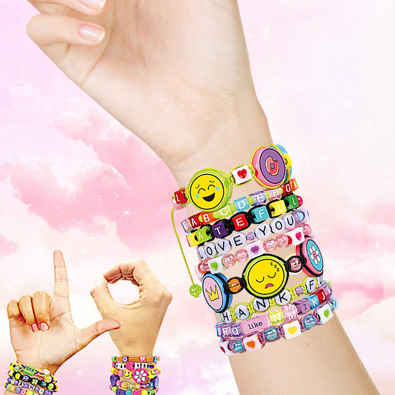 Buy DIY Emoticon Beads Jewelery Making Set | Yallatoys.com