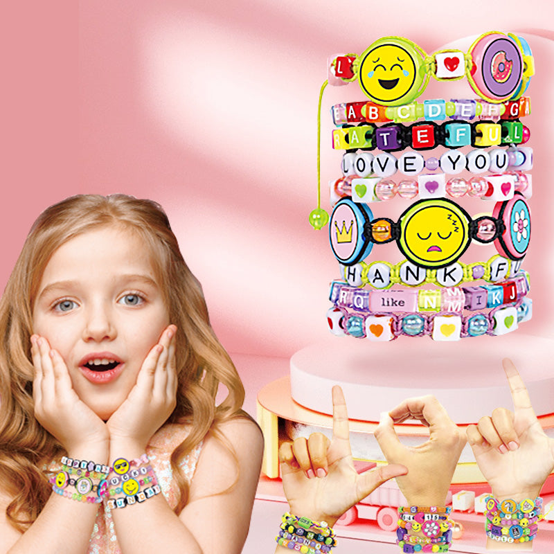 Buy DIY Emoticon Beads Jewelery Making Set | Yallatoys.com