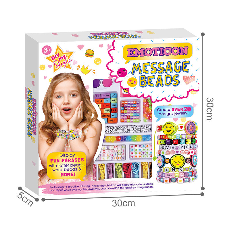Buy DIY Emoticon Beads Jewelery Making Set | Yallatoys.com