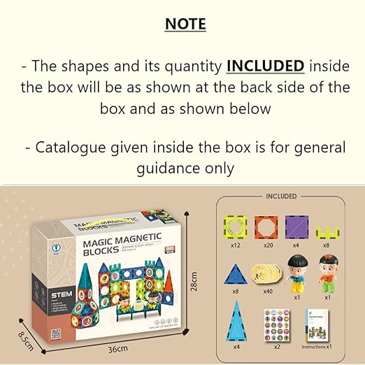 Buy Magic Magnetic Building Blocks 32Pcs Set | Yallatoys.com