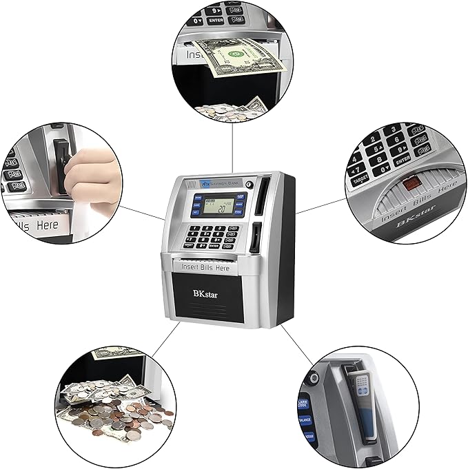 Buy Atm Savings Bank Personal Atm Cash Coin Money Savings Bank | Yallatoys.com