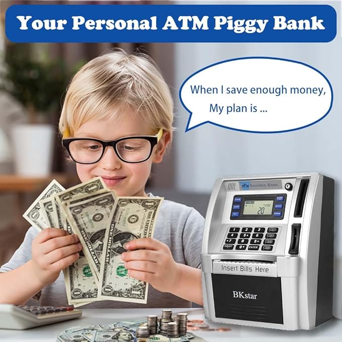 Buy Atm Savings Bank Personal Atm Cash Coin Money Savings Bank | Yallatoys.com