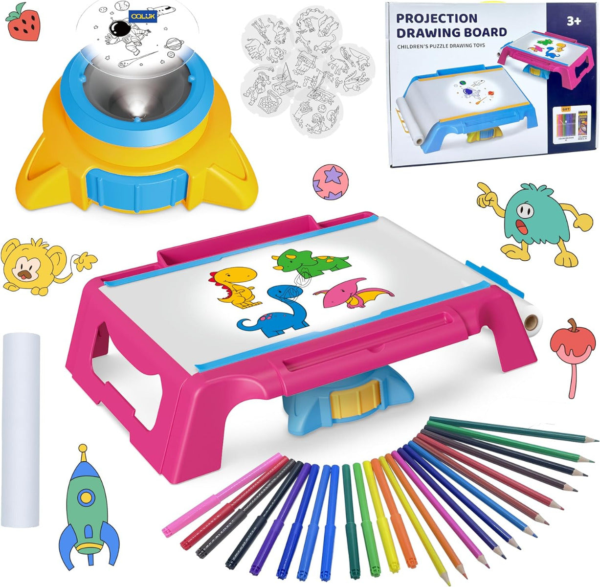 Buy Projection Drawing Board Pink | Yallatoys.com
