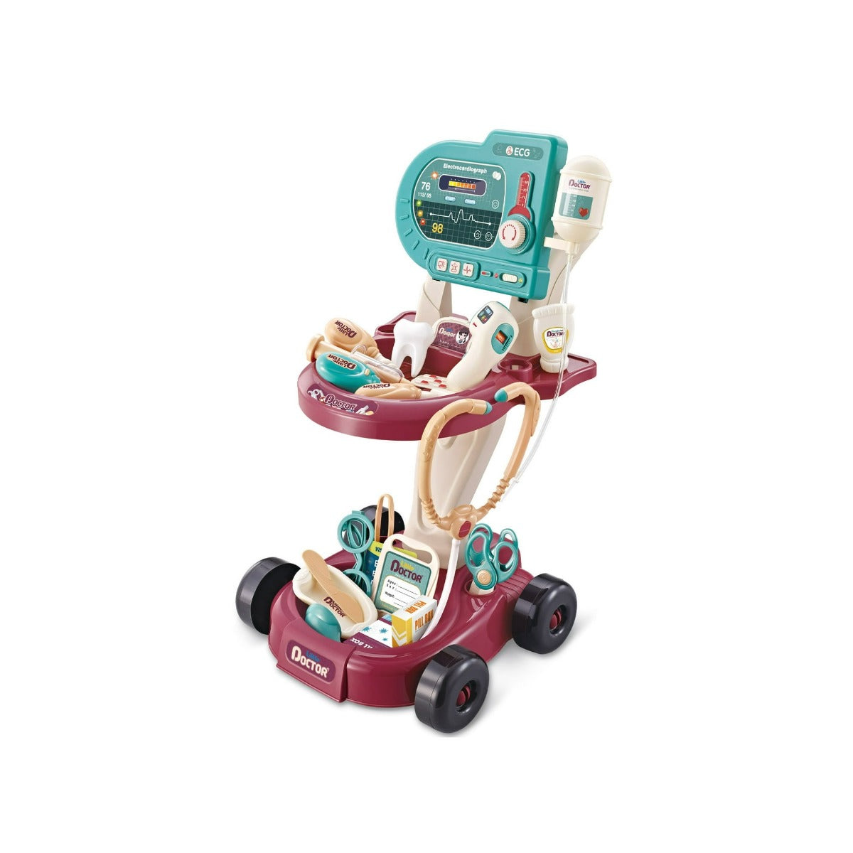 Buy Doctor Play Set Toy Medical Equipment with x-Ray Trolley 29pcs | Yallatoys.com